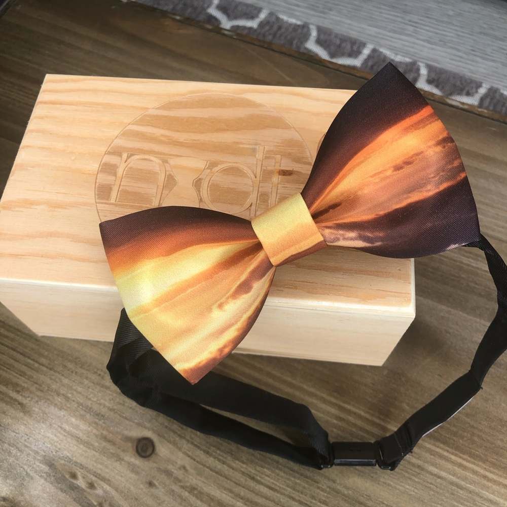 NDT Novelty Adjustable Bow Tie - Sunset - Picture 3 of 6